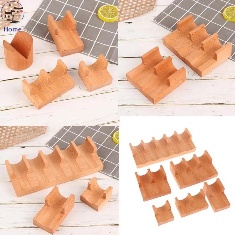1pc 1/2/3/5 mriežky Drevené japonské sushi stojan U-Shape Taco Snack Drbat Doska Doska kuchyne Sashimi Sushi Boat
