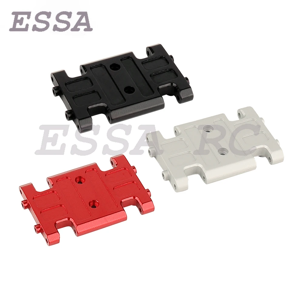 1pc 1:24 Hliníková zliatina prevodovky prevodovku stredná doska stredná šmykľavka Plate pre axiálne 1/24 AX24 MODEL TRACK MODEL Kovové aktualizácie dielov
