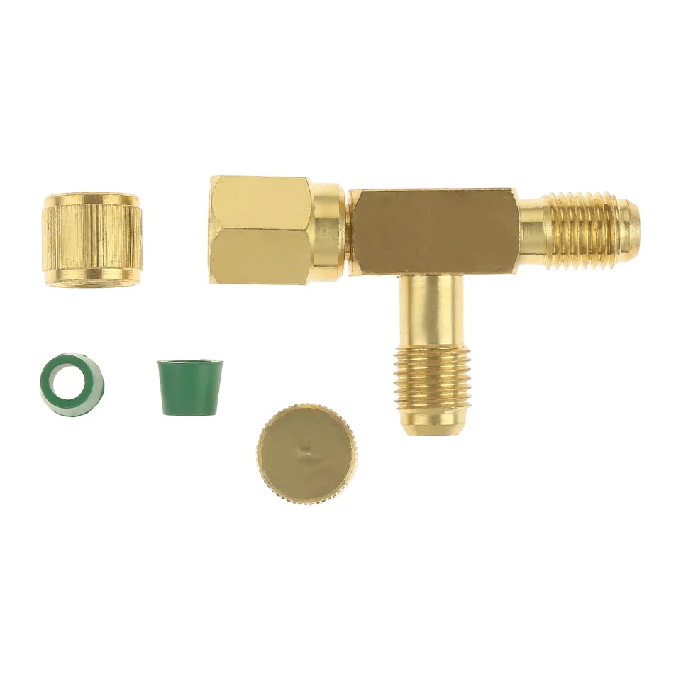 1PC 1/4 '' Ventily Core Tee Adapter s otočným konektorom pre rozmanité potrubie vákuového čerpadla