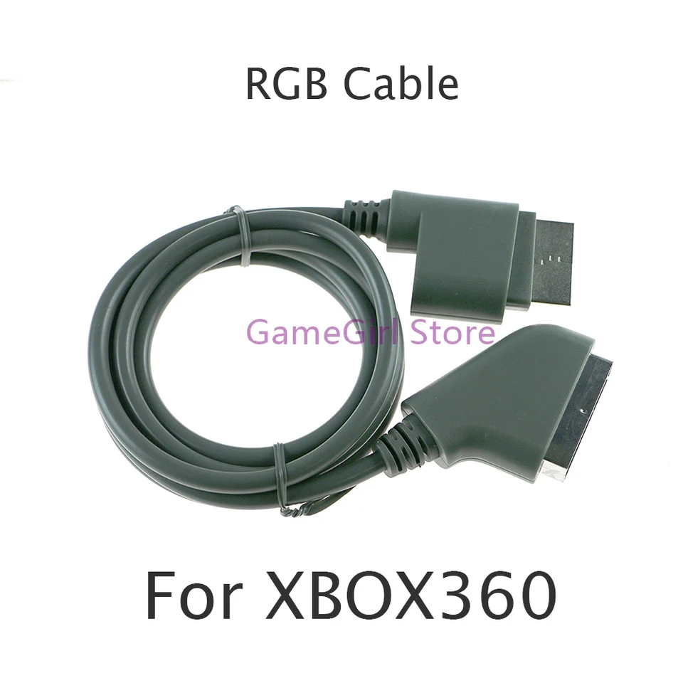 1pc 1,8 m RGB Scart Cord Corn Audio Video HD TV AV kábel pre Xbox360 Xbox 360 Version Accessories