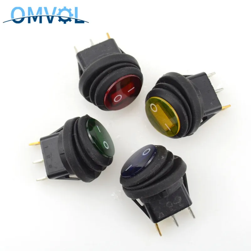 1PC 12V 220V 3PIN ON/OFF ROCKER SWITDOPLIVE AUTOPROOT AUTO SPST