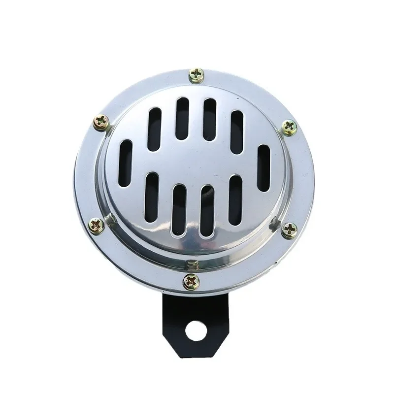 1PC 12V Elektrický super roh Loud Chrome Coil Coil Auto Roh pre vozidlá automobily Trucks Motory cykly