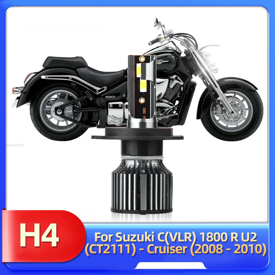 1PC 12V LED motocyklové svetlomety žiarovky 7500LM SETVECT CSP LUCES pre Suzuki C (VLR) 1800 R U2 (CT2111) - Cruiser 2008 2009 2010