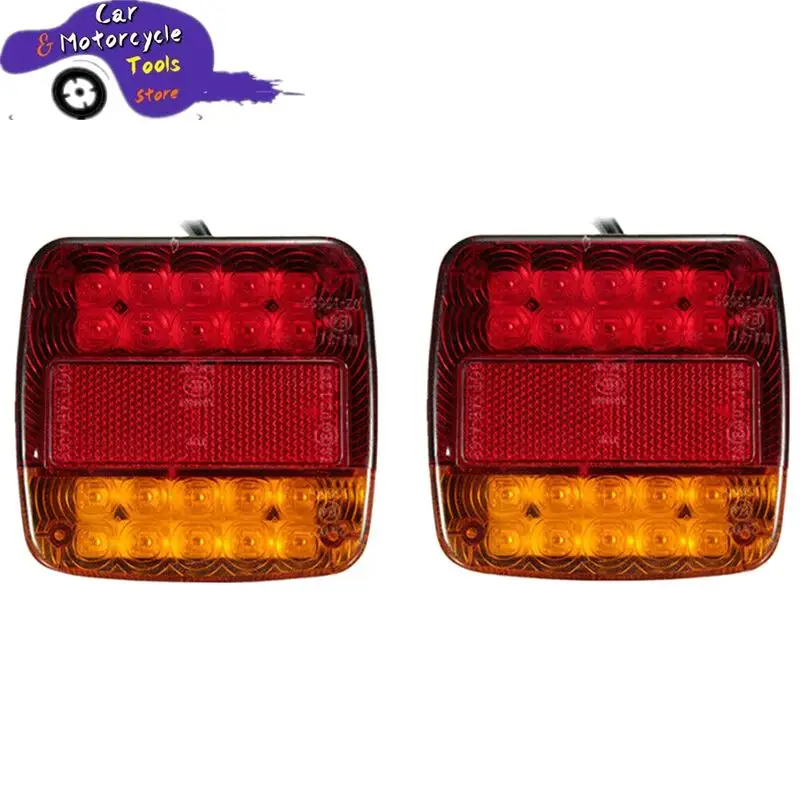 1pc 12V Vodotesné vozidlo LED TACK VÝSTRAHA SVETLÁ SVETLO ZADNÉ SAMPLE ZASTAVENIE SIGNÁLNE SVETLÉ SVETLO 20LOD PRE TRAILER AUPT