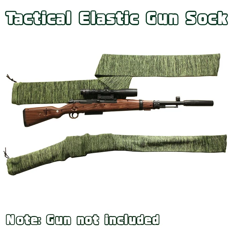 1pc 140 cm Airsoft Gun Sock Rifle pletená polyester pušková pištoľ chránič vrecka Vlhký poľovník Hunting Storage (bez pištole)