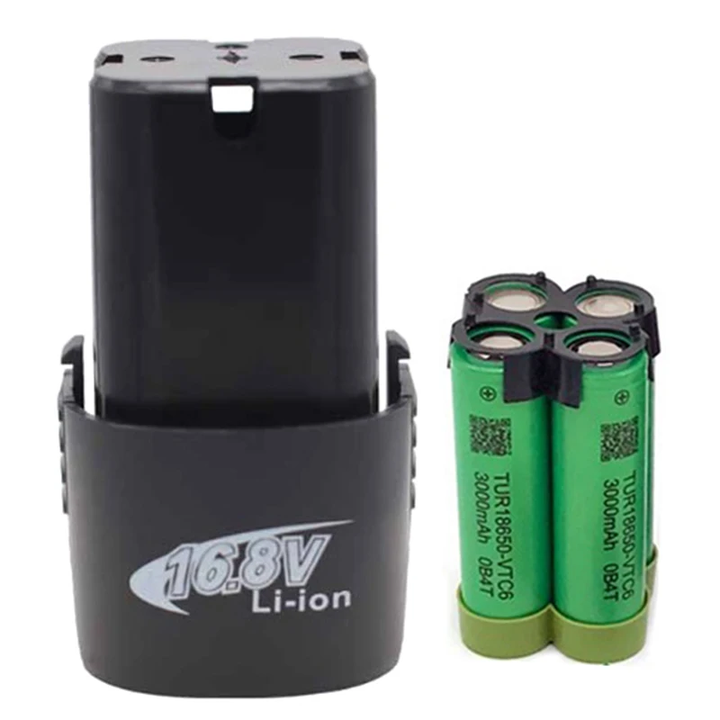1PC 16,8 V Littium batériová škrupina 18650 Skladovanie batérií pre bezdrôtový skrutkovač elektrický vŕtací vŕtač