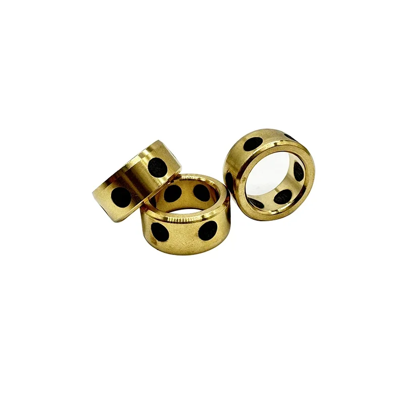 1pc 162210 1610 16x22x10 mm lineárne grafitové lubrikačné mosadzné ložisko Bushing Sleeve Oilless Self-Lubrikujúci