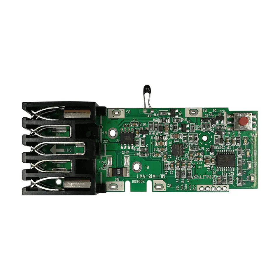 1pc 18V doska PCB pre Milwaukee Výmena náradia na výmenu obvodov na ochranu obvodu lítium pre batériu Milwaukee
