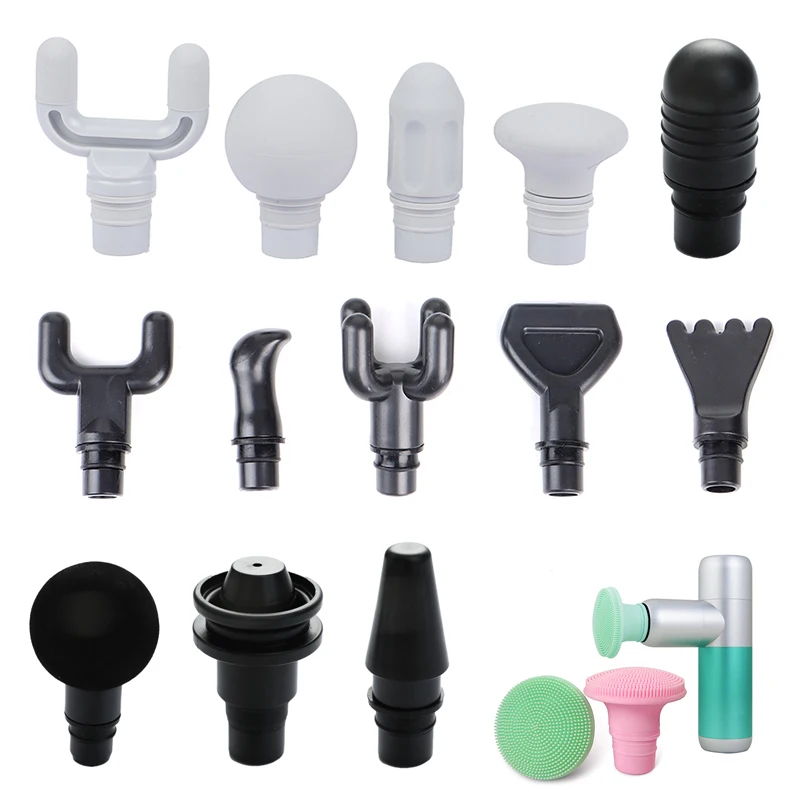 1pc/1set náhradné hlavy na masážny svalové svaly svalového stimulátora Gun Stimulator Relaxácia Tvarovanie cvičenia Fascia Massager Headpisol