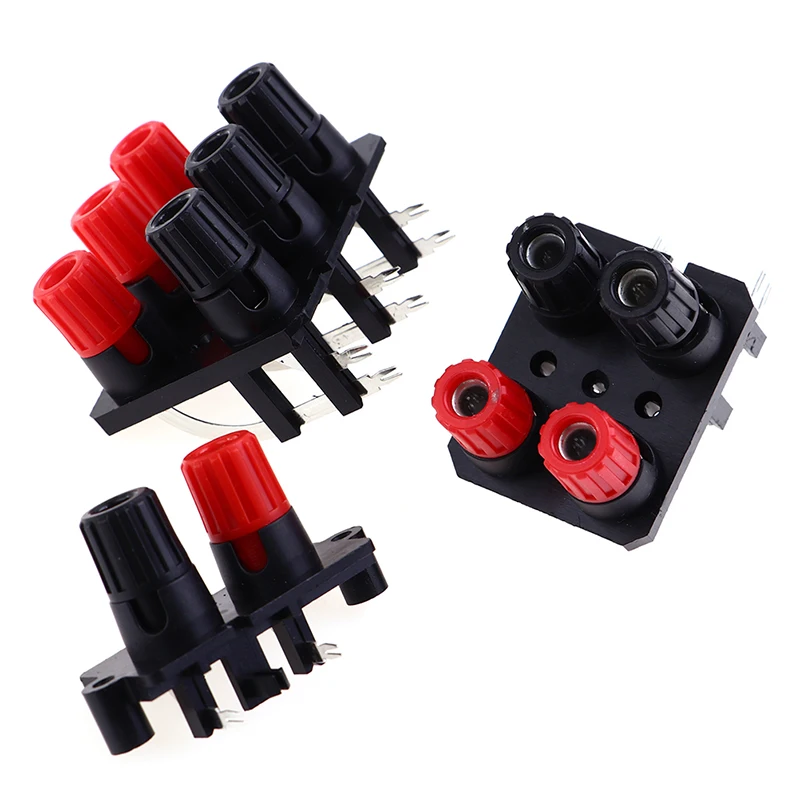 1pc 2 4 6 Polohy Ohyb kolík Externý zosilňovač reproduktora Audio Jack Banán
