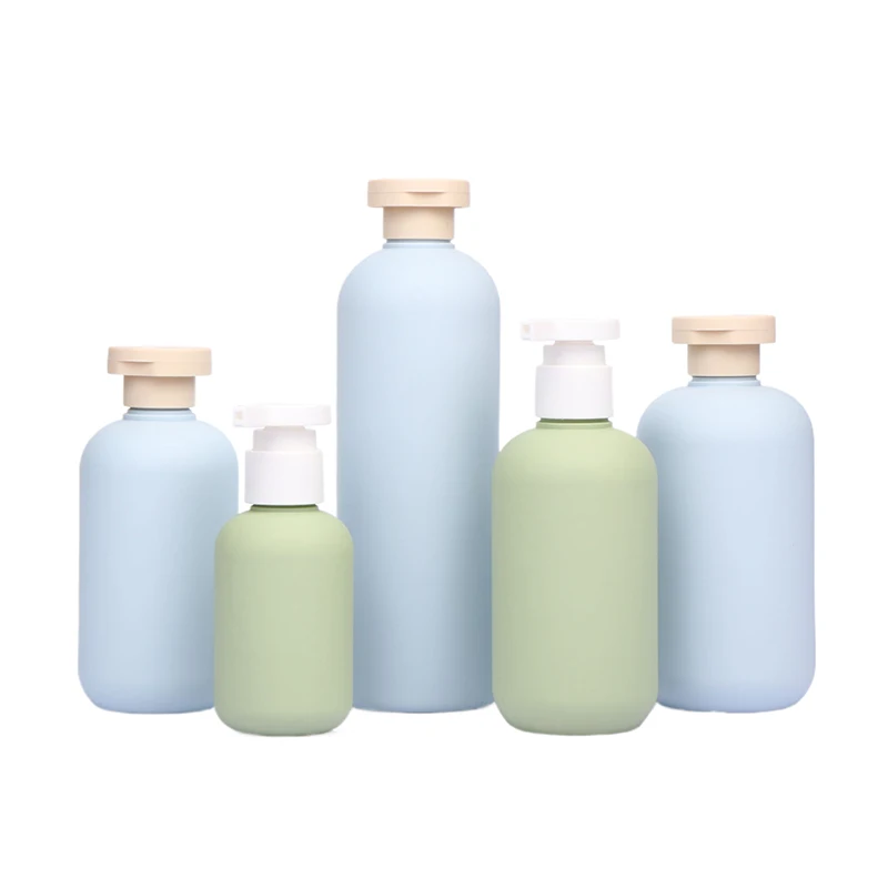 1pc 200 ml-500 ml avokádo plastový šampón sprchový gél penové penové dávkovače doplňovateľné fľaše Flip Cover/čerpadlo fľaše