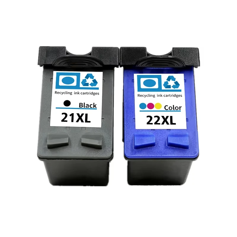 1pc 22 22 XL Atramentová výmena kazety za HP 21 22 22xl 22xl HP21 Deskjet F2180 F2200 F2280 F4180 F380 380 TLAČ