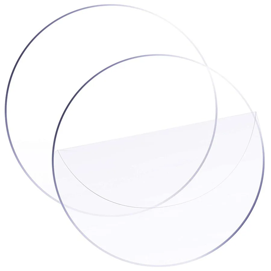 1pc 22 cm/8,66inch akrylového koláča Disk Round Cake doska pre orezávanie kruhu kruh číry plech Perspex Ganaching Plate