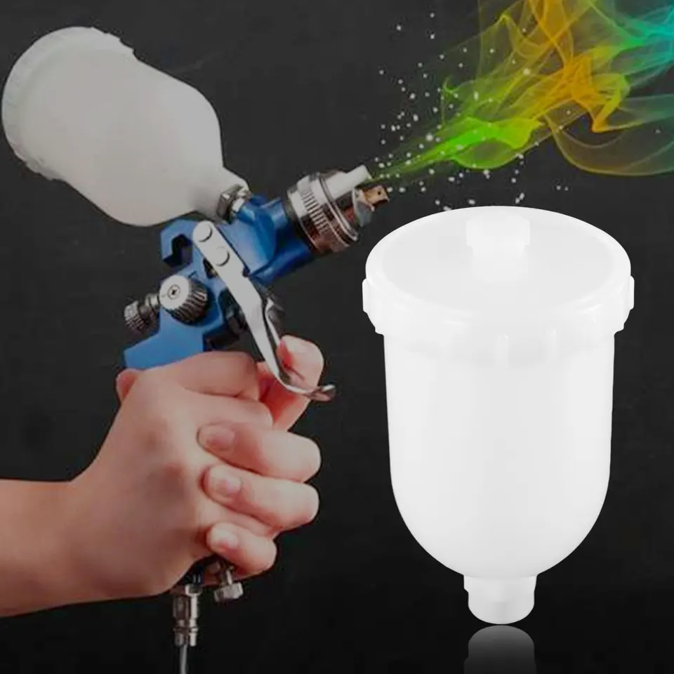 1pc 280 ml plastový sprejový náter pneumatický nástroj pre manuál H2000 HVLP Mini sprej nádoby Pneumatické príslušenstvo