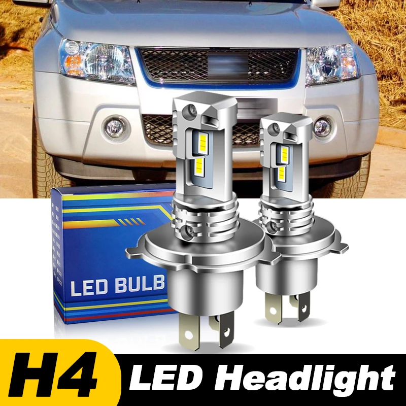1pc/2ks pre Suzuki Grand Vitara V6 99-05 SX4 06-12 HEATLAMP H4 9003 Vysoké LED svetlomet HI/LOW LUEM CANBUS 6000K