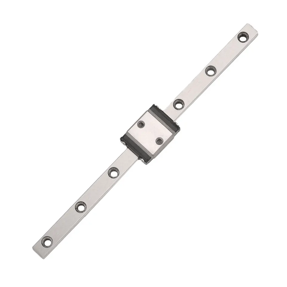 1pc 300 mm mgn5c mgn5H Sprievodca lineárnou koľajnicou 100 mm 150 mm 500 mm s 1pc čiernym mgn prepravný blok pre CNC strojové diely Micro Rail