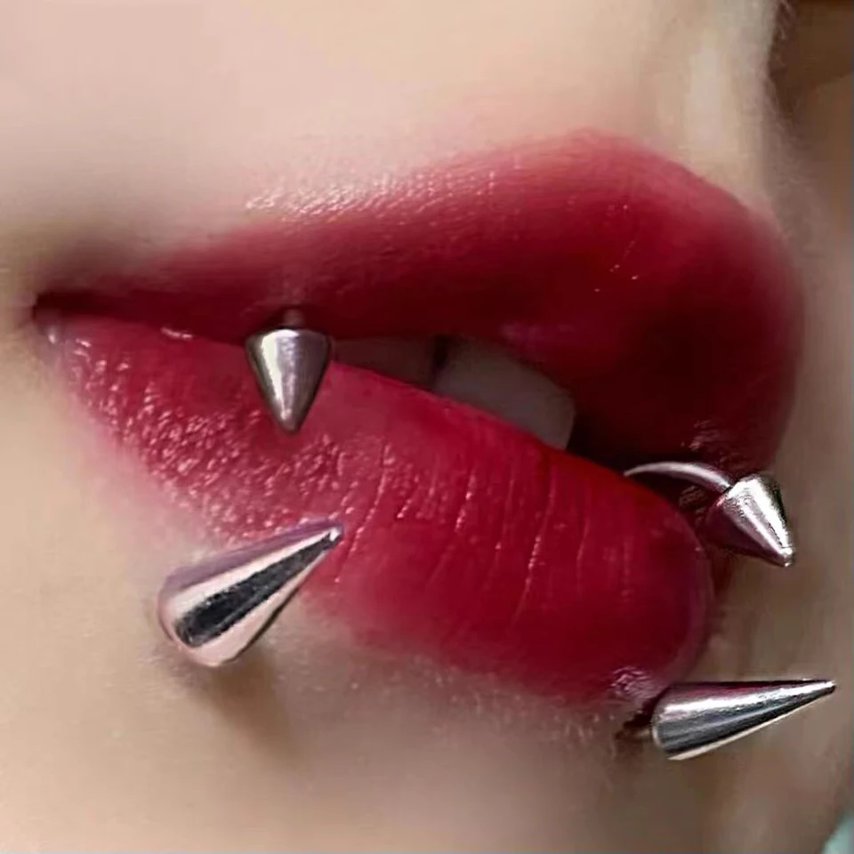 1pc 361l Chirurgická oceľová špirálová špirálová špirálová špirála Pierok prsteň Piercing punk hrot prsteň kruhu obočie jazyk Piercing šperky