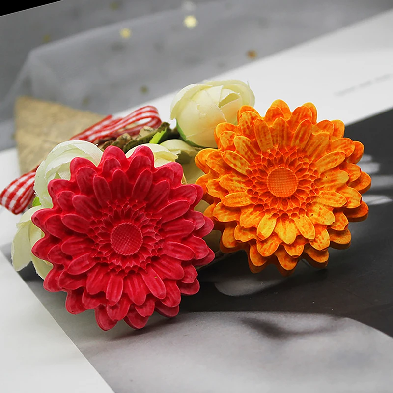 1PC 3D Chrysanthemums mydlové plesne Bakware Tools Tools Flower Folds formy sviečky
