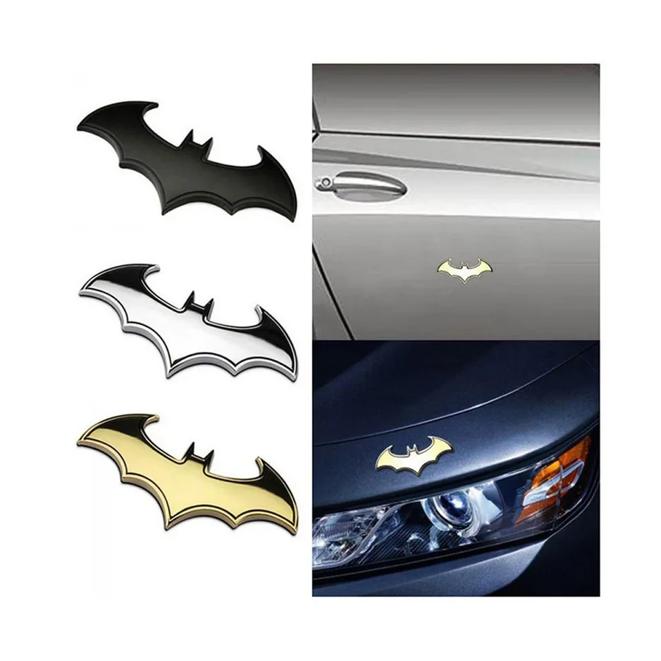 1PC 3D Tvar netopierov automatické nálepky automatické dekorácie nálepka nálepka Motocykle automobily automobily Styling Príslušenstvo