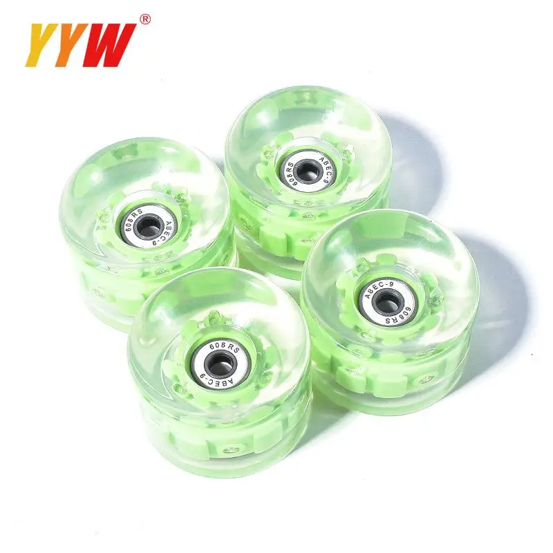 1pc 4pc Nový kvalitný kvalitný Skr78a skateboardový kolesá odolné ABEC-9 78A 65x45 mm PU elektrické skateboardové kolesá Road Longboard Kolesá
