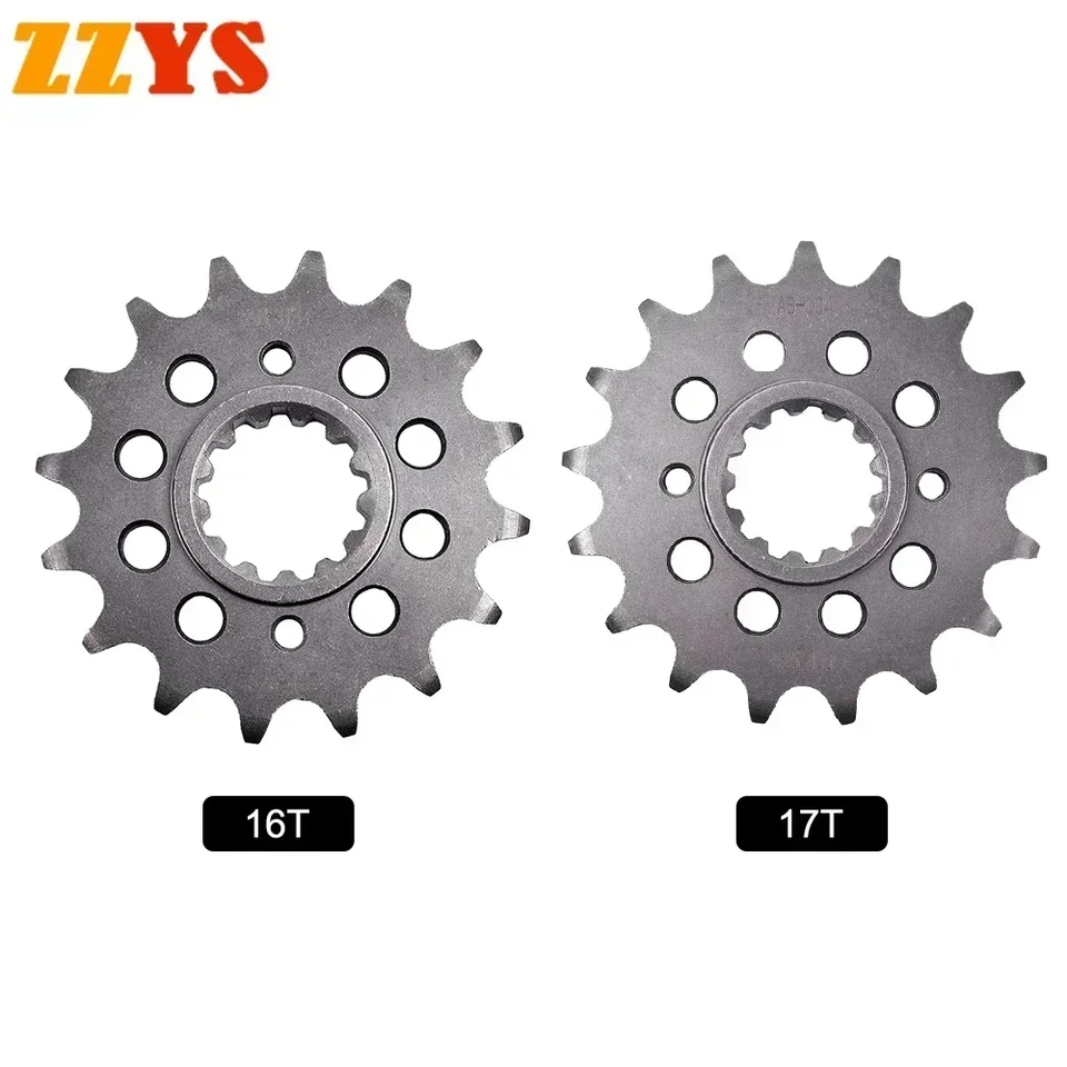 1pc 525 16t 17t 16 17 Zubok predné ozubené kolesá, ktoré hľadia kolesá pre honda cb750sc cb750s CB750C vlastné CB750 CB 750 CB750F