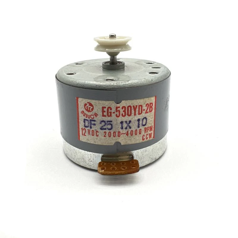 1pc 530 Dvojrýchlostné CCW Motor Belt Wheel 12V DC CCW pre kazetový pásik na palube