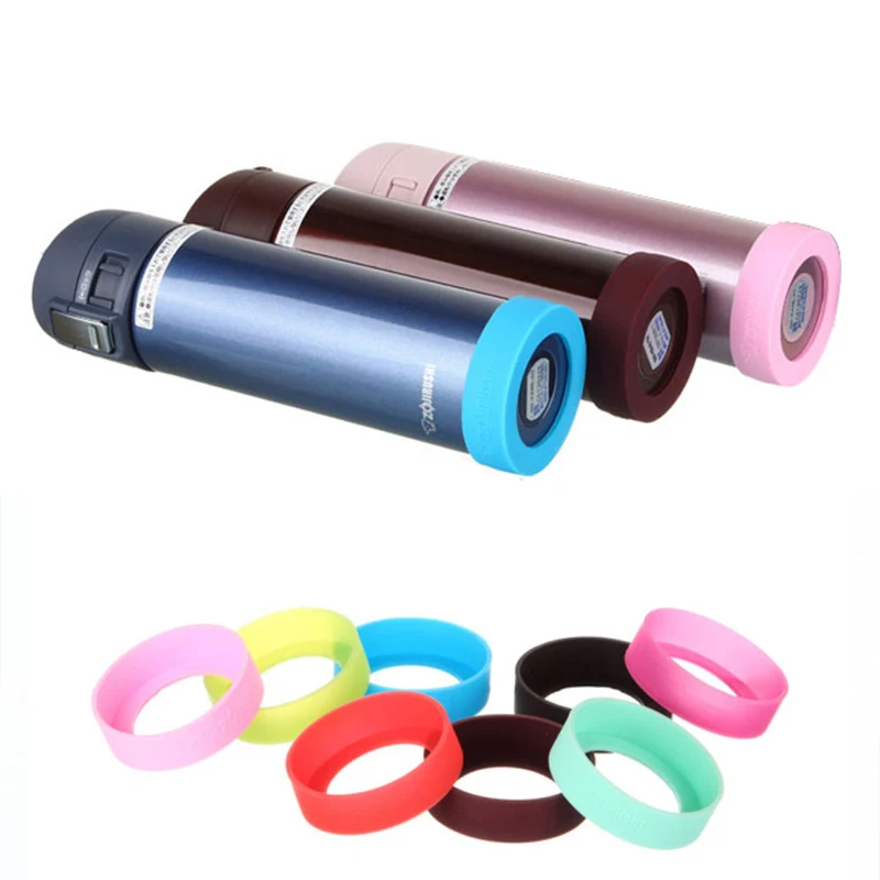 1pc 6,5 cm silikónový pohár Spodný ochranný kryt pohára držiak držiak Thermos Cup Ochranné puzdro