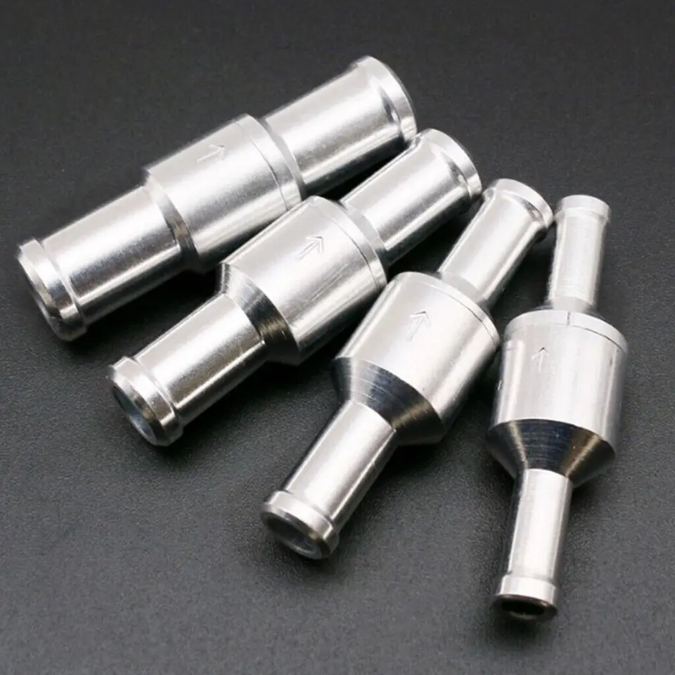 1pc 6/8/10/12 mm hliníkový kontrolný ventil brzdový servo posilňovač bez návratu Inline Jednosmerný ventil non návratový ventil vákuový hadica