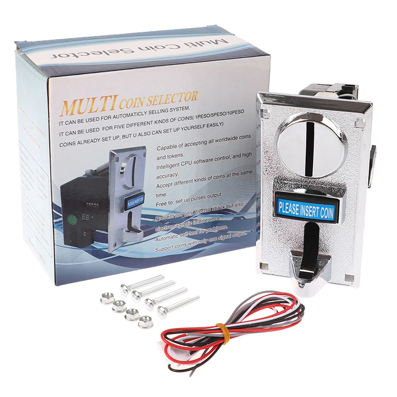 1pc 616 Viacnásobný automatický automobil s automatickým automobilom Elektronickým strojom na výber mincí
