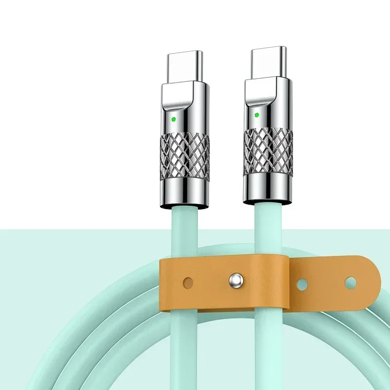 1PC 65W 6A USB C na dátový kábel typu C Super rýchle nabíjacie kábel 1 m/1,5 m/2M Mobilný telefón Káble Elektronické príslušenstvo
