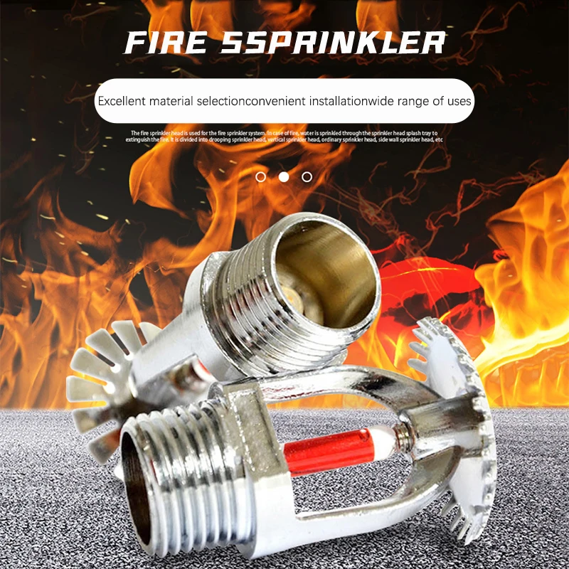 1pc 68 stupňov prívesok na ochranu proti hasiacemu systému postrekovač hlava postrekovačov Side Side Hidden Fire Sprinkler