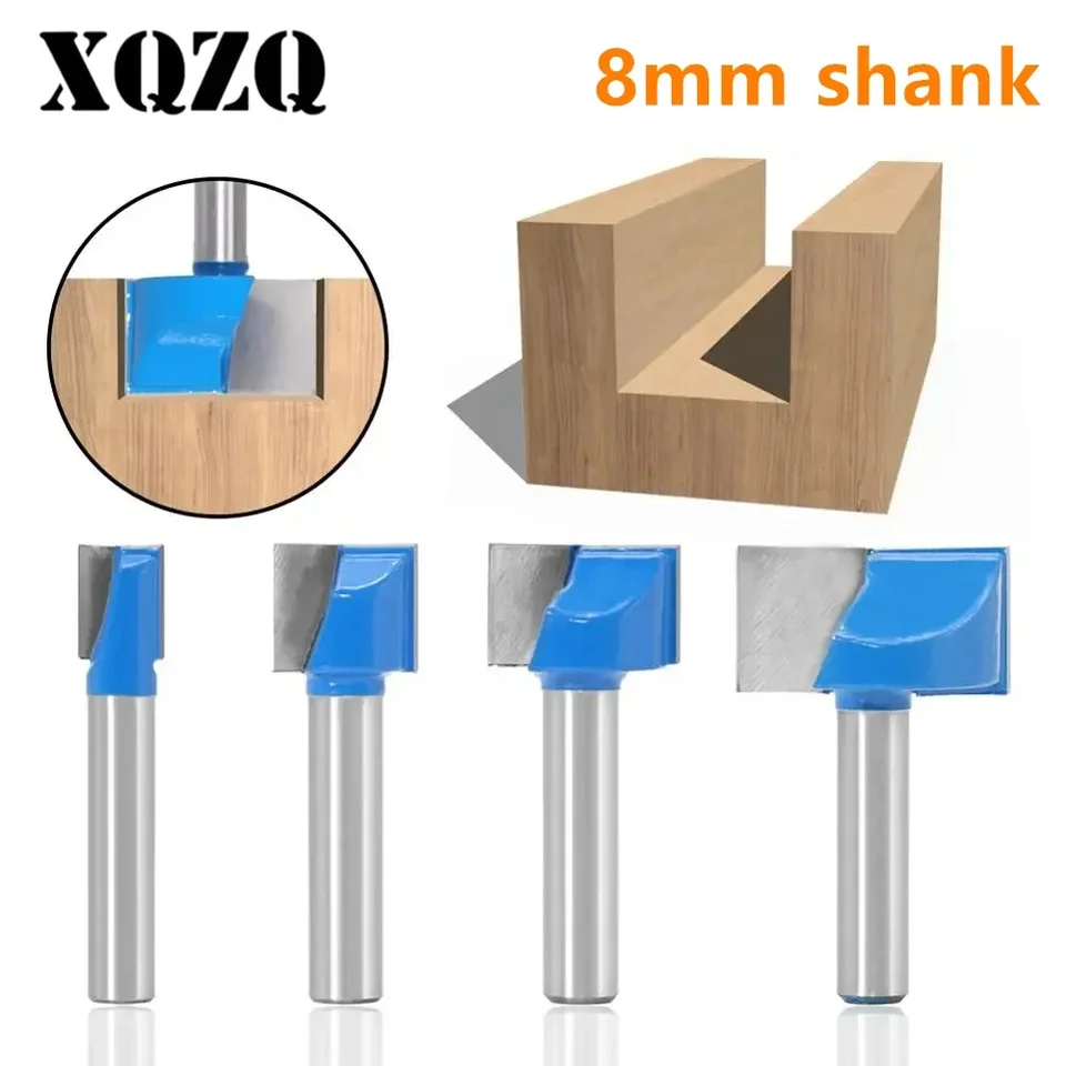 1pc 8 mm čistenie spodnej gravírovania bitové bitové router router bit Woodworking Tools