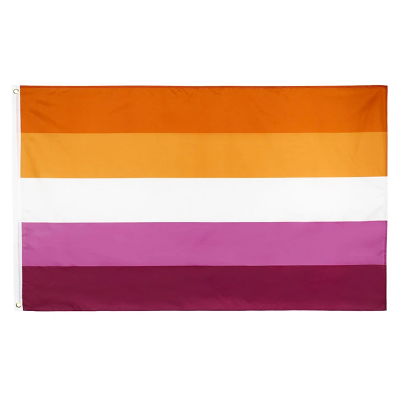 1pc 90x150cm Sunset Lesbian Pýcha vlajka vlajka Banner