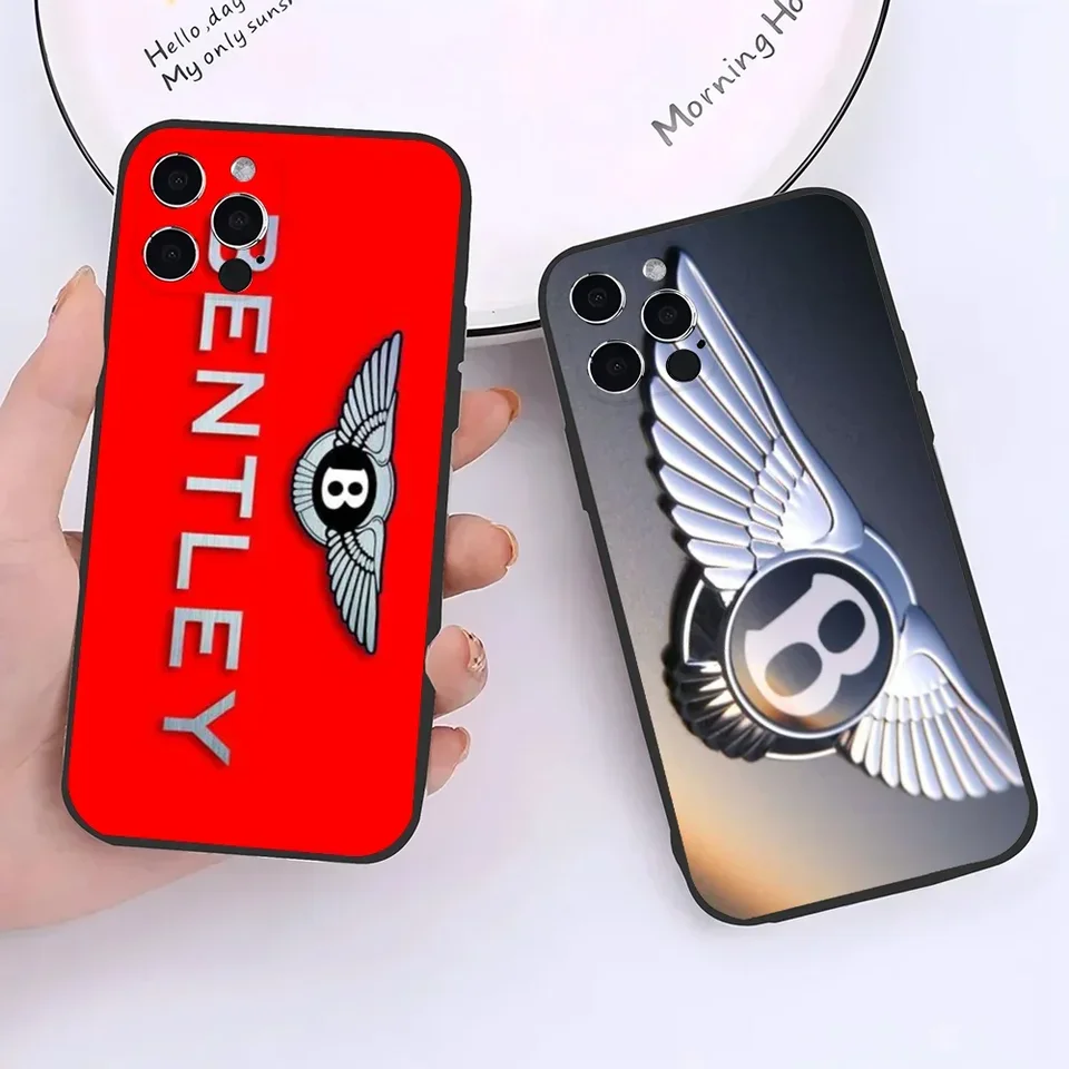 1pc a-bentley-s telefónny puzdro Silikone Soft pre iPhone 16 15 14 13 12 11 x xr plus Pro Max Plus