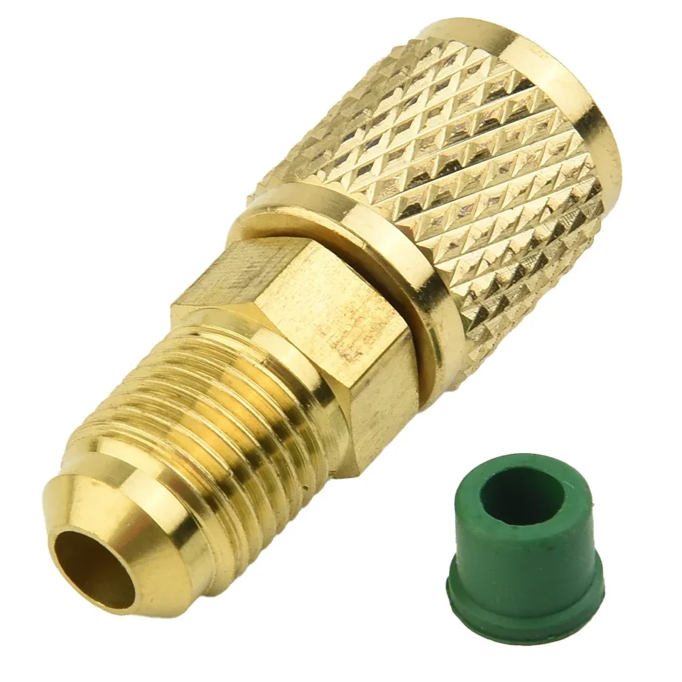 1pc adaptér Muž 5/16 x F1/4 Typ SAE pre klimatizačné systémy pre Adaptéry Ventilov R32 R22 Ventilový systém HVAC