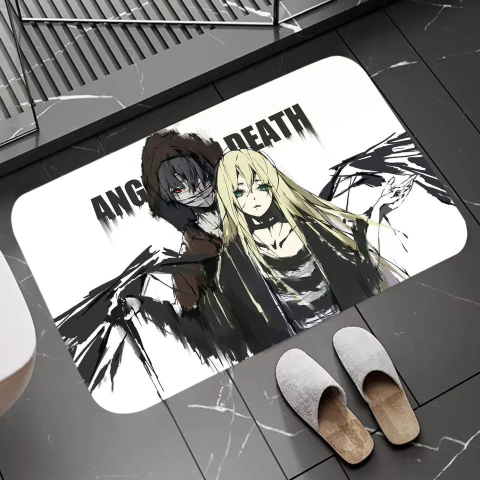 1pc Anime Angels of Death Floor Mat Dvere Rat pre kúpeľňu Kuchyňa Dlhá chodba koberec nekĺzavá obývacia izba koberec Domáca dekorácia