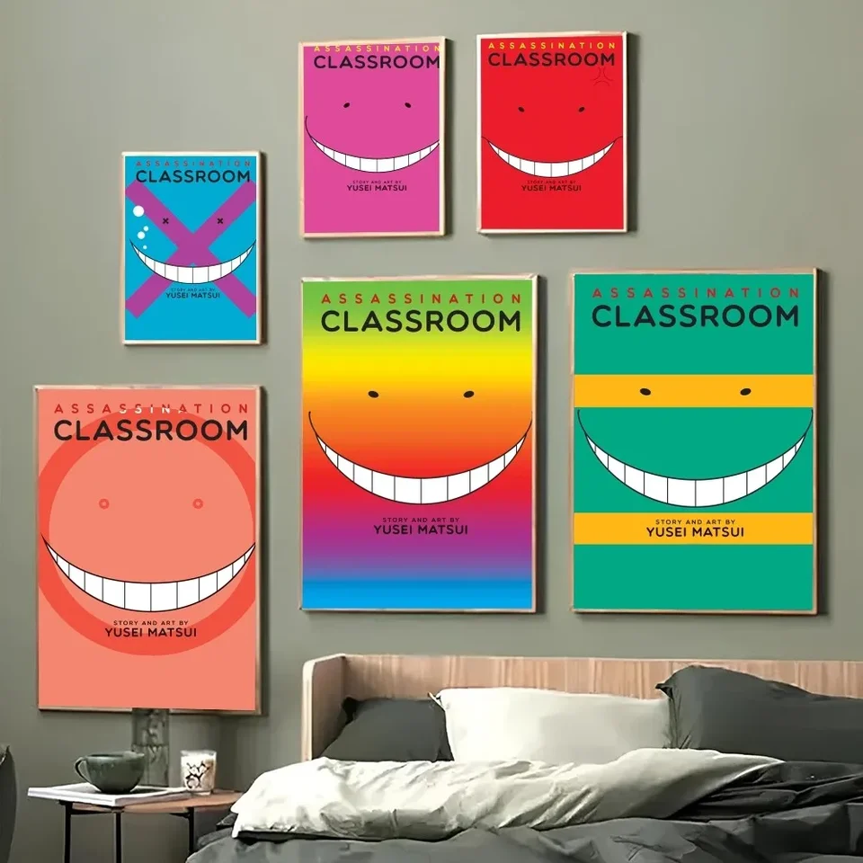 1pc atentát v triede plagát Paper Print Domáca spálňa Vstupný bar kaviareň maľba