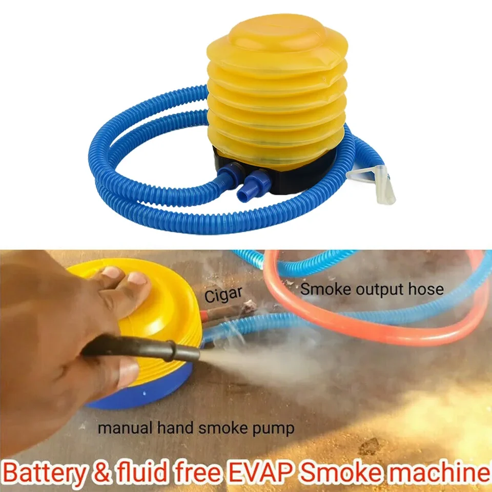 1PC Auto Evap Smoke Machine Diagnostické emisie vákuum detekcia detekcie Ekonomický tester plastový žltý modrý nástroj kontroly automobilov