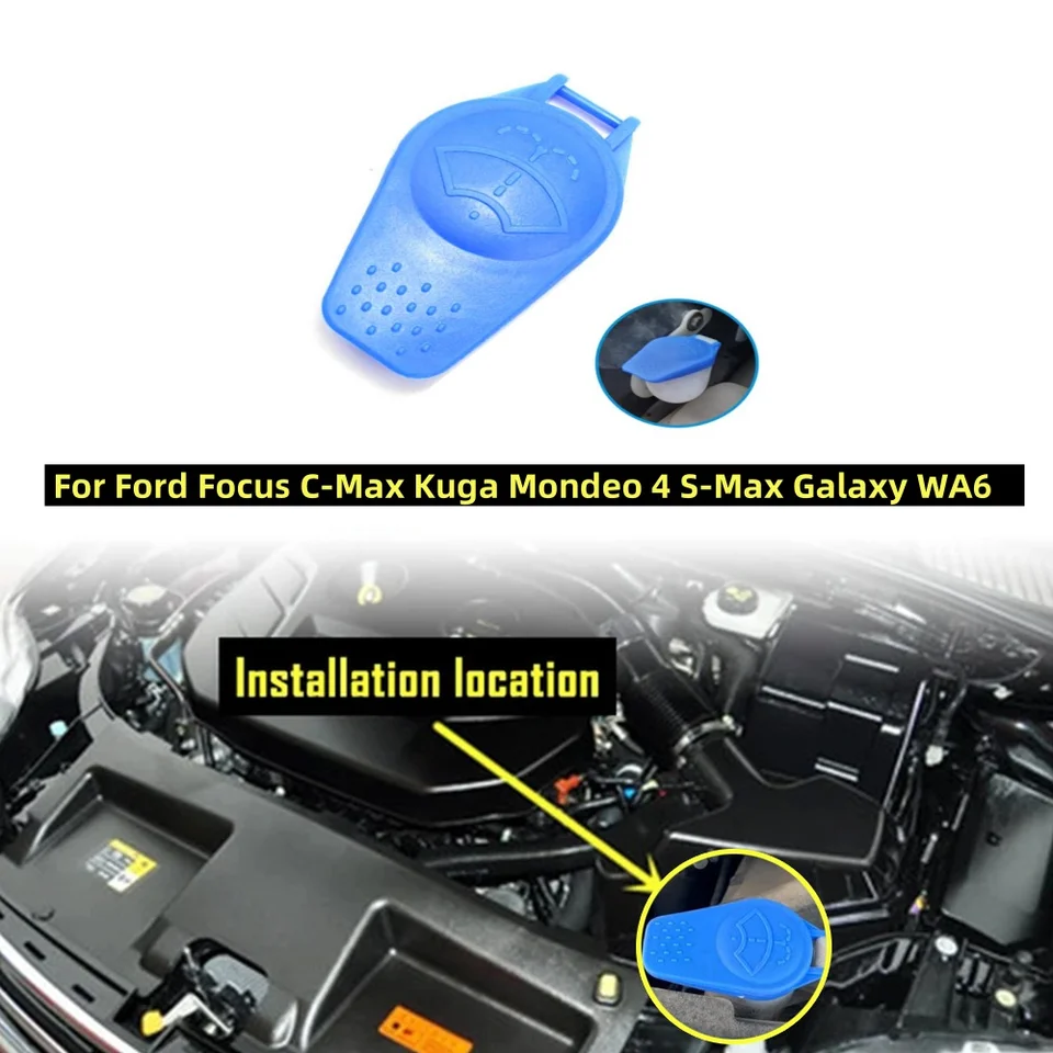 1PC Auto Príslušenstvo stierač čelného skla Washer Kvapalina Fľaša na fľašu pre Ford Focus C-Max Kuga Mondeo 4 S-Max Galaxy WA6