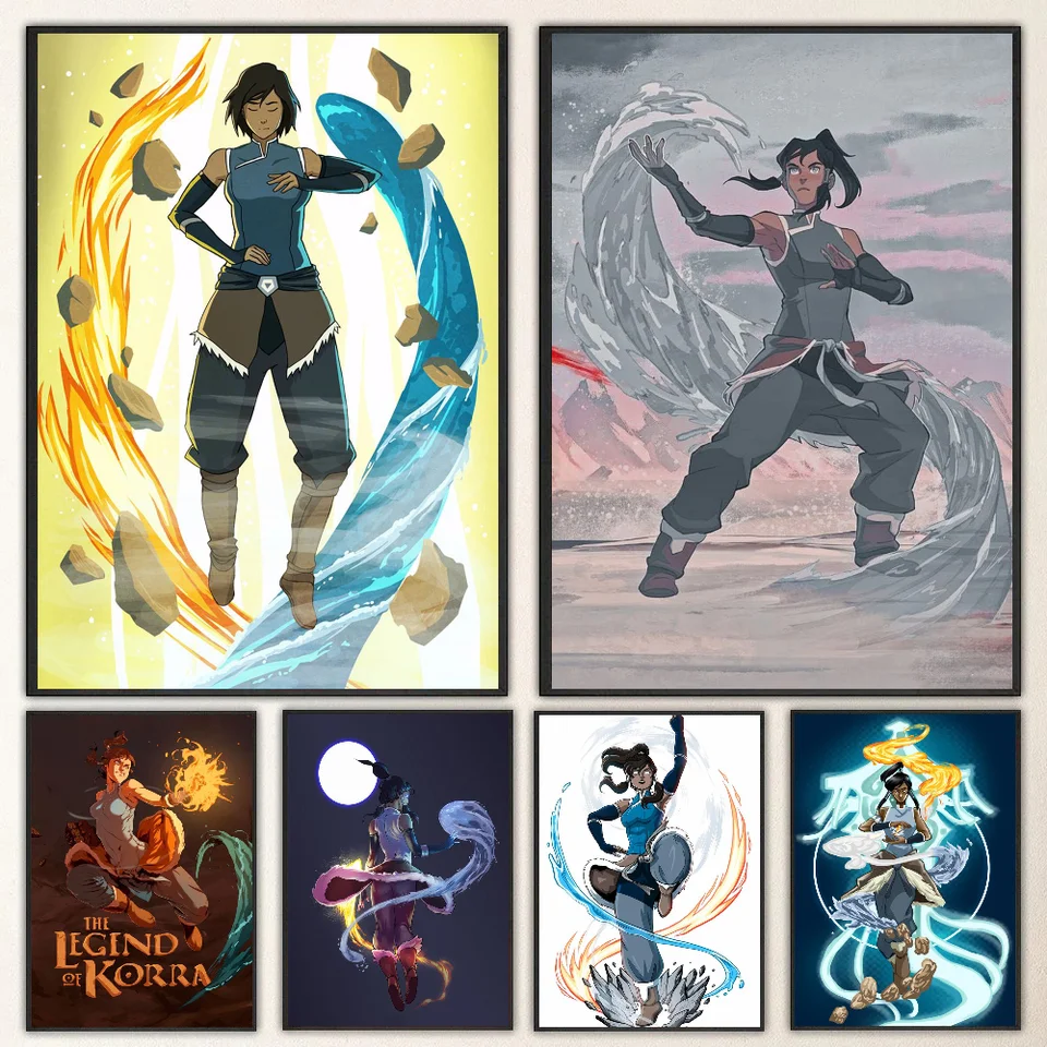 1PC Avatar Legenda K-Korra Self-Art Art Art