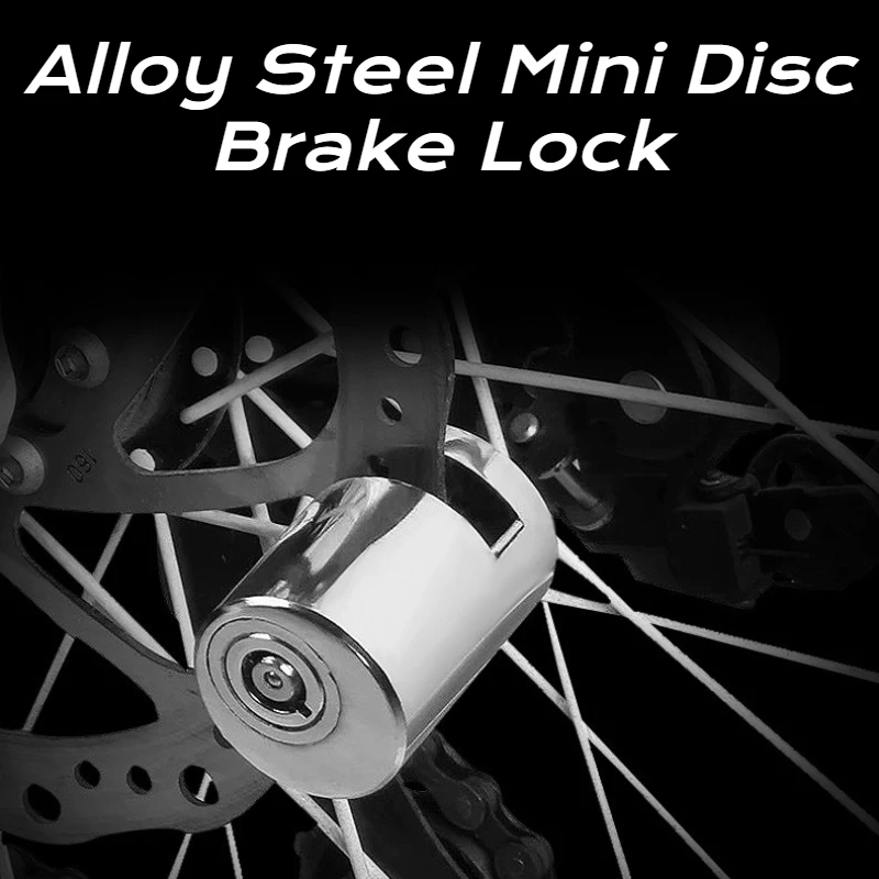 1PC Bicycle Disk Brzdí zámok Pohodlné horské proti krádeži elektrické vozidlo Motocykel Motocyklový zámok jazdiacich zariadení na bicykli Príslušenstvo