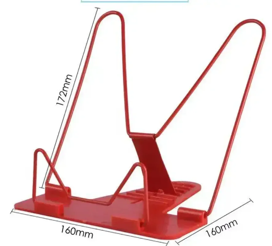 1PC Bookends Prenosný skladateľný nastaviteľný nastaviteľný stánok na čítanie kníh kníh držiteľa základne čítania kníh Držiteľ knihy