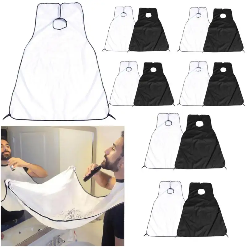 1pc brada Catcher Cape Bib Stric Sarction Cup zástera Hair oholenie brada Čistá starostlivosť o vodotesnú kvetinovú handričku