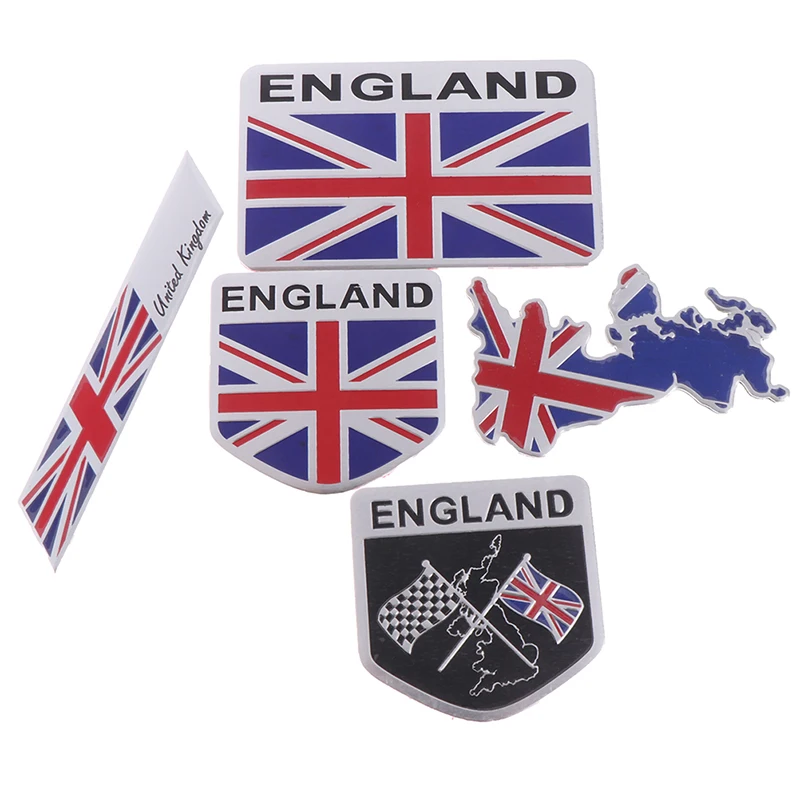 1PC British Flag Logo Emblem Zliatia odznak automobilu