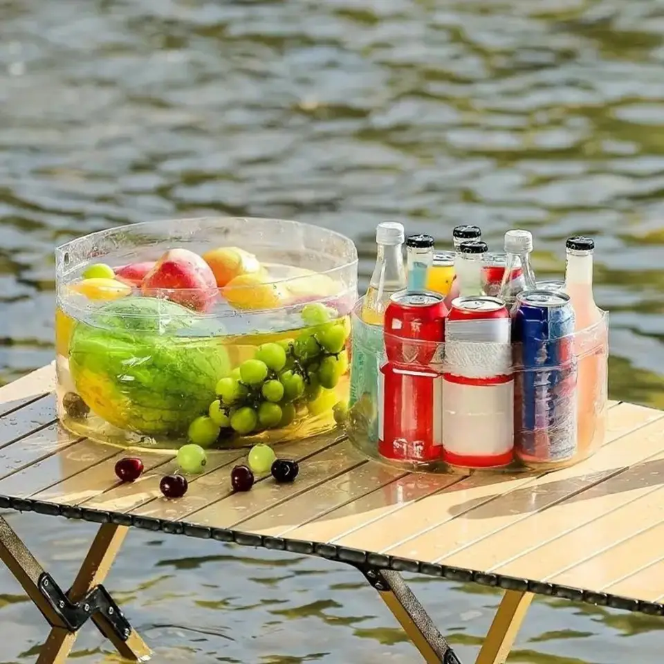 1pc Camping Prenosná skladacia kotlina
