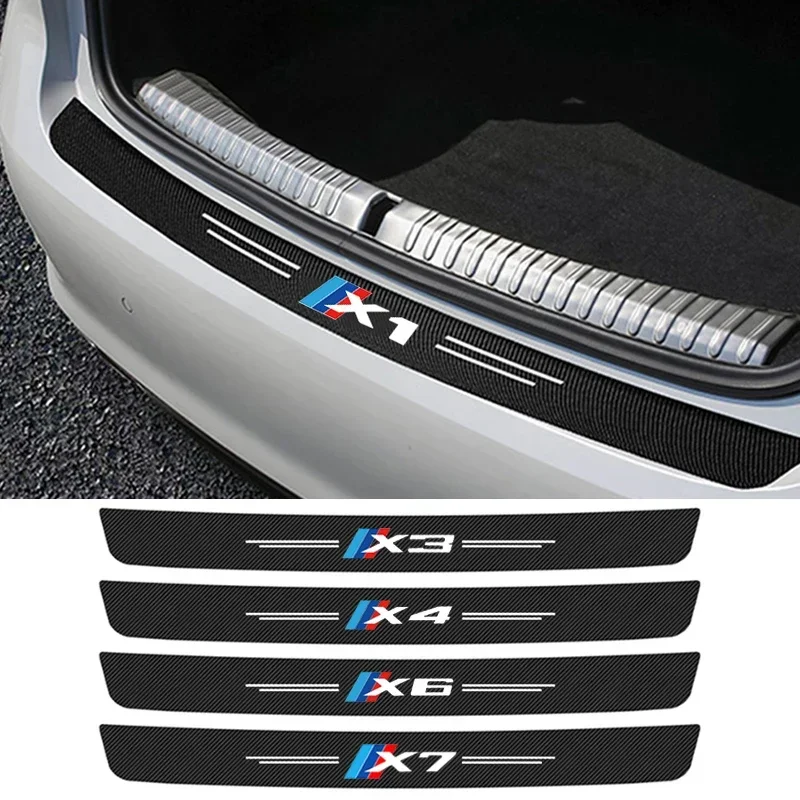 1PC Car Auto Zadný nárazník Ochranné nálepky Ochranné nálepky Dekoratívne nálepky proti štrbinám pre BMW M X1 X3 X4 X5 X6 X7 Logo E36 Príslušenstvo