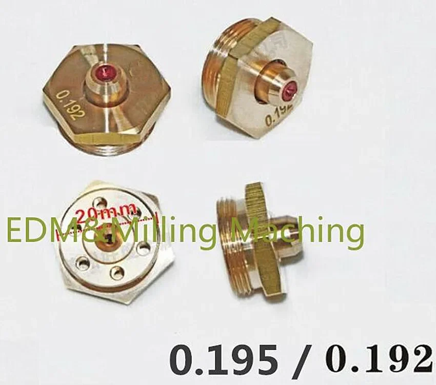 1pc CNC drôt strih EDM stroj Ruby Diamond Water Dysle Guid 0,192 mm 0,195 mm pre Sparks Machine Service