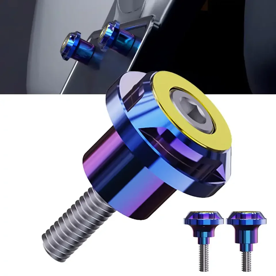 1pc CNC Motorcycle Štarzná skrutka skrutkovacia značka M5/M6 Purning Titanium Shell Outs Dosky skrutky skrutiek pre motocykel pre motocykel