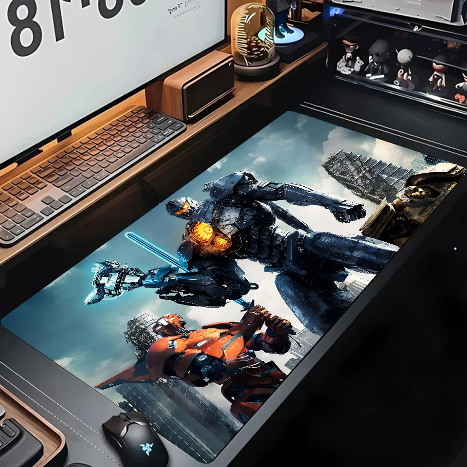 1pc Cool P-tichomor Rim Mouse Mat Desk s rohožkou s herným príslušenstvom PAD PRÍPRAVA HROV XXL Klávesnica Padding Rat