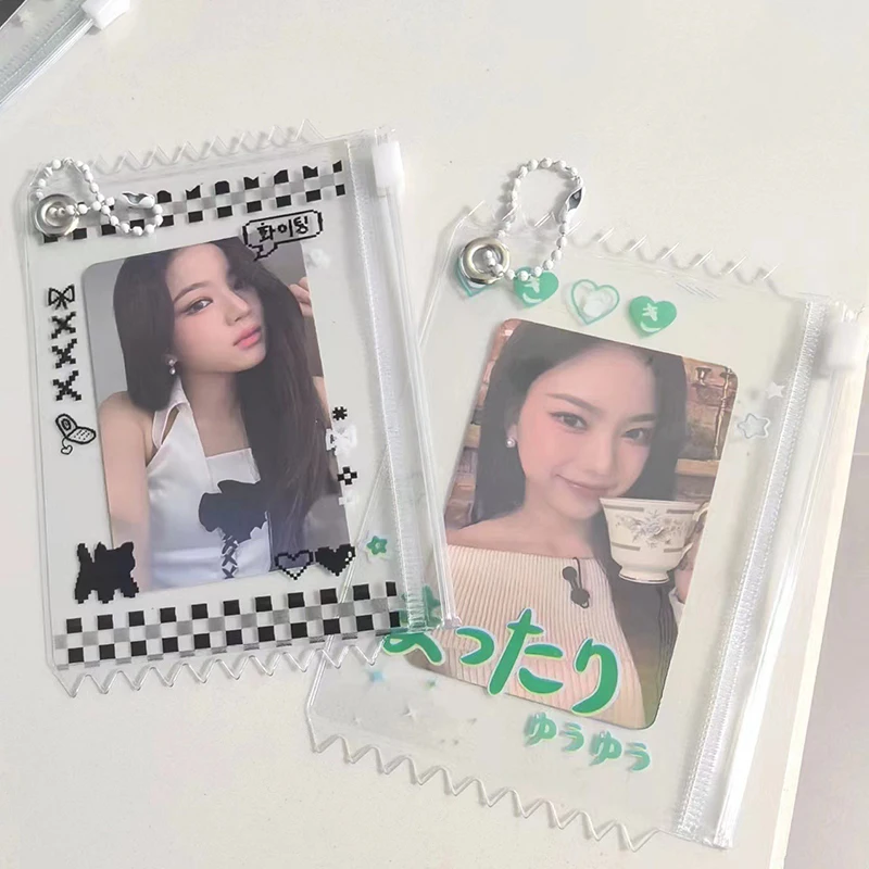 1PC Creative Candy Bag Fotocard Držiteľ s Keychain študentským identifikačným krytom kryt